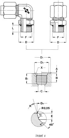 FLUID POWER CONNECTORS - HOSE ASSEMBLIES - FOR FITTINGS - ISO 6149